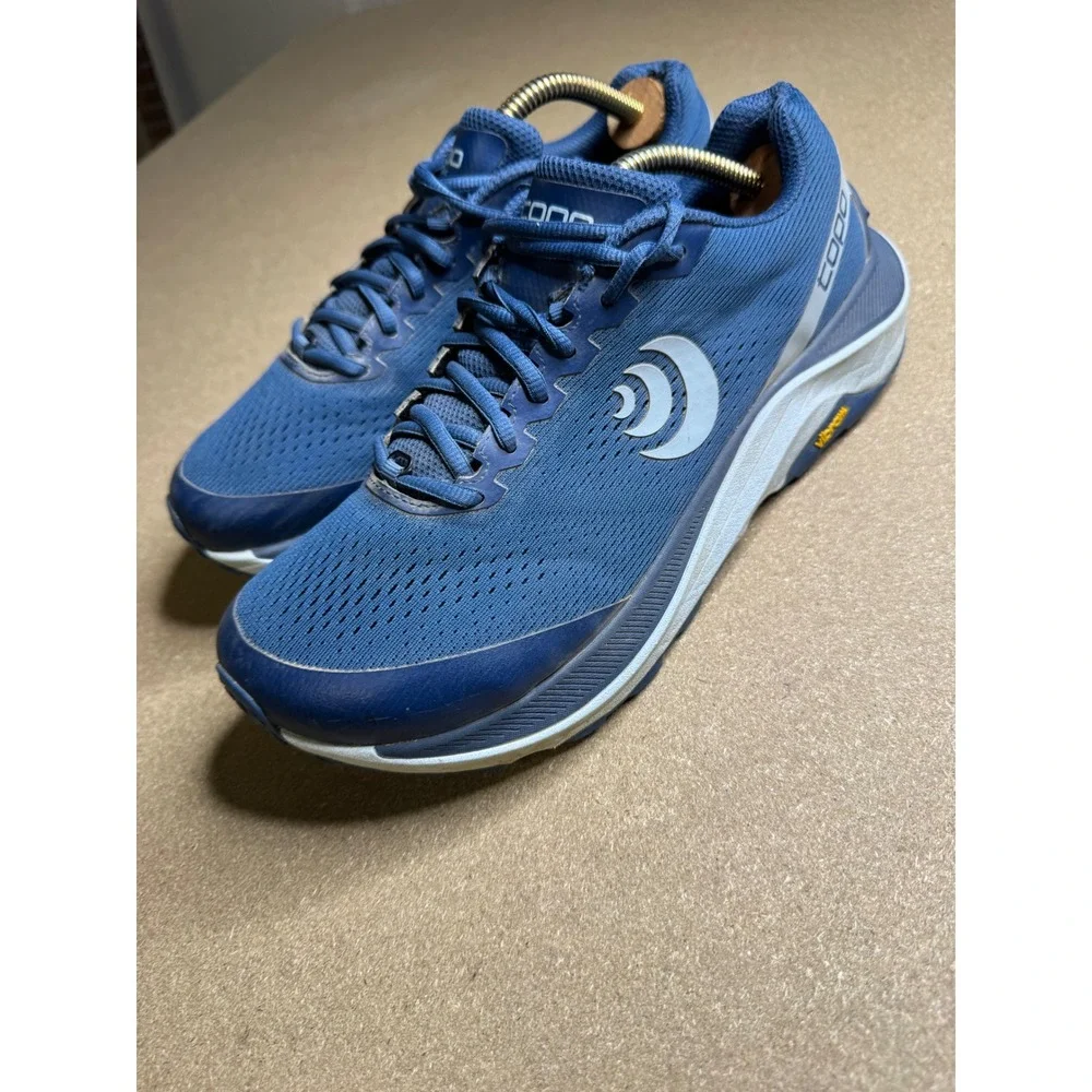 Topo Athletic Ultraventure 3 Navy Blue Trail Running Shoes Womens 9.5 Vibram